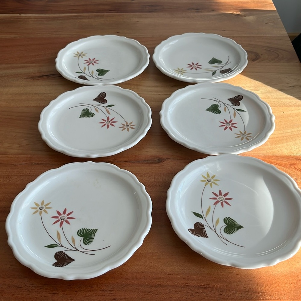 Syracuse China USA Restaurant Ware Bread Plates-6 total